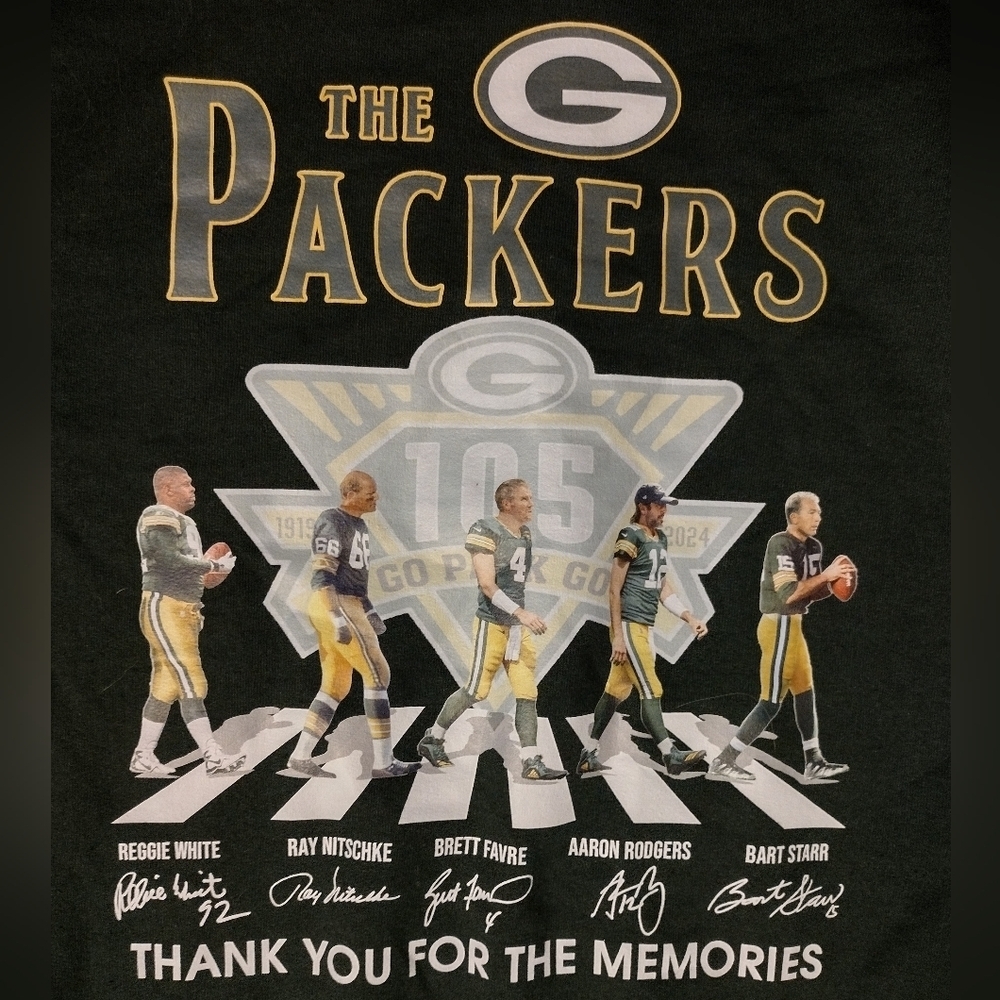 Gildan Green Bay Packers Green Crewneck Sweater 3XL